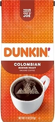 Dunkin' Colombian Medium Roast Ground Coffee, 11 Ounce