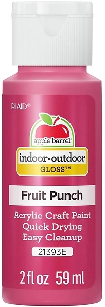 Apple Barrel Gloss Finish Acrylic Paint, 2 oz., Fruit Punch