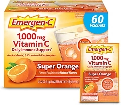 Emergen-C 1000mg Vitamin C Powder for Daily Immune Support Caffeine Free Vitamin C Supplements with Zinc and Manganese, B Vitamins and Electrolytes, S...
