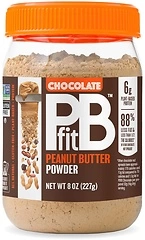 PBfit All-Natural Chocolate Peanut Butter Powder, 8 oz, 6g Protein