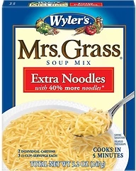 Wyler's Mrs. Grass Extra Noodles Soup Mix, 5.2 oz Box