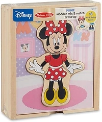 Melissa & Doug Disney Minnie Mouse Dress-Up Puzzle, 18 Pieces, Educational Toy