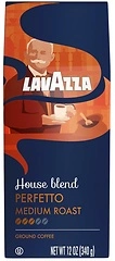 Lavazza House Blend Perfetto Ground Coffee, 12oz Bag, Medium Roast, Intensity 3/5