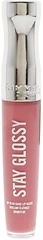 Rimmel Stay Glossy Lip Gloss, 150 Claridge's Ruby, Non-Sticky, .18oz