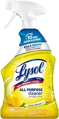 Lysol All Purpose Cleaner Spray, Multi-Purpose Disinfecting, Lemon Breeze, 32 Fl Oz