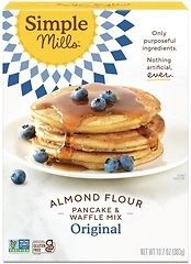 Simple Mills Almond Flour Pancake & Waffle Mix, Gluten Free, 10.7 Ounce