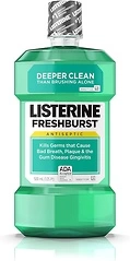 Listerine Freshburst Antiseptic Mouthwash with Germ-Killing Oral Care Formula to Fight Bad Breath, Plaque and Gingivitis, 500 mL