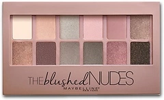 Maybelline The Blushed Nudes Eyeshadow Palette Makeup, 12 Pigmented Matte & Shimmer Shades, Blendable Powder