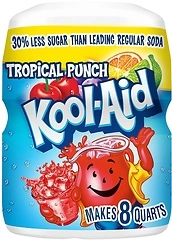 Kool-Aid Summer Blast Tropical Punch Flavored Powdered Drink Mix (19 oz Canister)