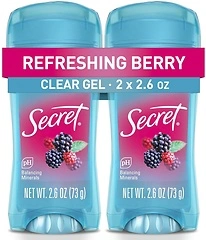 Secret Fresh Antiperspirant Deodorant for Women, 72hr Protection, 2.6 oz, 2 Pack