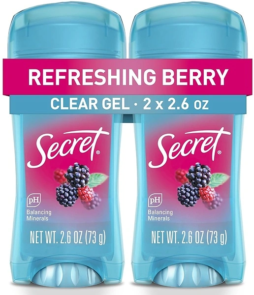 Secret Fresh Antiperspirant Deodorant for Women, 72hr Protection, 2.6 oz, 2 Pack