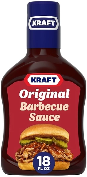 Kraft Original Slow-Simmered BBQ Barbecue Sauce (18 oz Bottle)