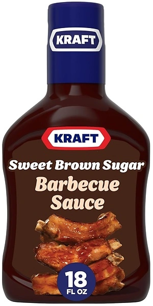 Kraft Sweet Brown Sugar Slow-Simmered Barbecue Sauce, 18 oz Bottle