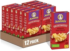 Annie's Four Cheese Penne Macaroni and Cheese Dinner, Organic Pasta, 5.5 OZ, 12 Pack