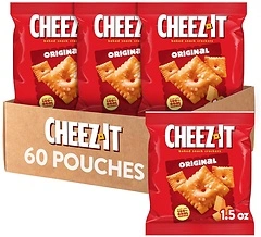 Cheez-It Crackers, Original, 1.5oz (60 Count)