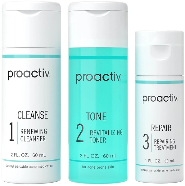 Proactiv Acne Treatment, Benzoyl Peroxide Face Wash, Spot Treatment, 30 Days