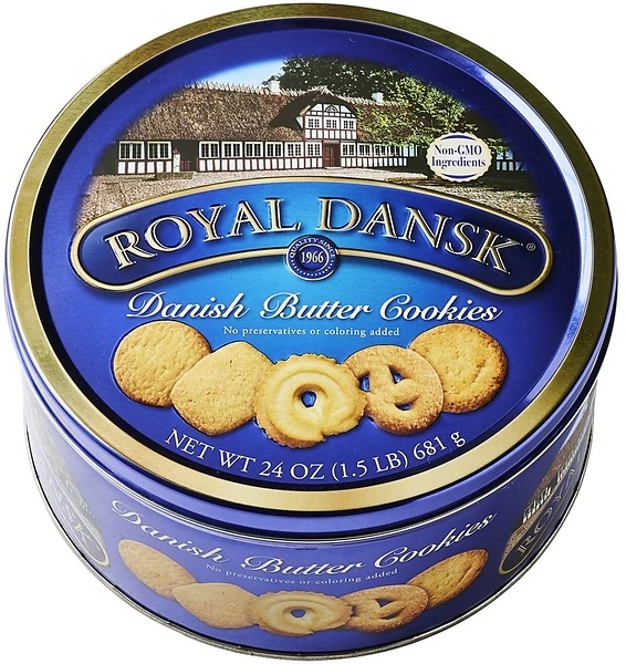 Royal Dansk Danish Butter Cookies, 24 Oz.