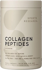 Sports Research Collagen Peptides Powder for Skin, Nails, Bones & Joints