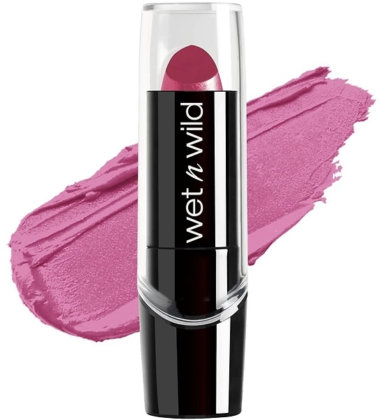 wet n wild Silk Finish Lipstick, Hydrating Rich Color, Retro Pink