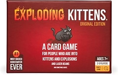 Exploding Kittens Original Edition - Hilarious Game for Family Game Night - Funny Card Games for Ages 7 and Up - 56 Cards - 2-5 Players - 15 Minutes o...