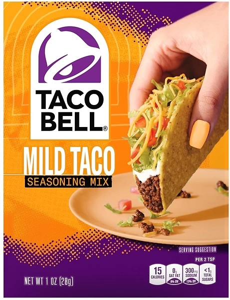 Taco Bell Mild Taco Seasoning Mix (1 oz Packet)