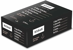 RXBAR Protein Bars, Protein Snack, Snack Bars, Chocolate Sea Salt, 22oz Box (12 Bars)