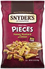 Snyder's of Hanover Honey Mustard & Onion Flavored Pretzel Pieces, 11.25 Oz