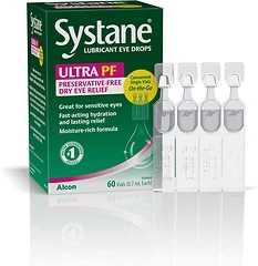 Systane Ultra Lubricant Eye Drops, 60 Count