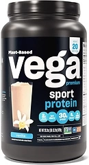 Vega Premium Sport Protein Powder, Vanilla, Plant-Based, NSF Certified, 29.2 oz