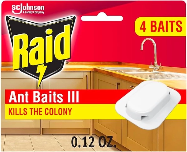 Raid Ant Killer Baits, Kills Colony, 4 Count