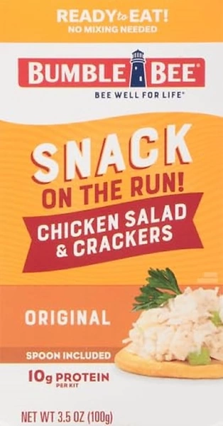 Bumble Bee Snack on the Run Chicken Salad with Crackers Kit, 3.5 oz, 3 Count