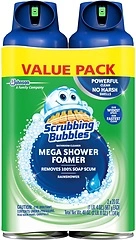 Scrubbing Bubbles Mega Bathroom and Shower Foamer, Rainshower Scent, 20oz, 2 Pack