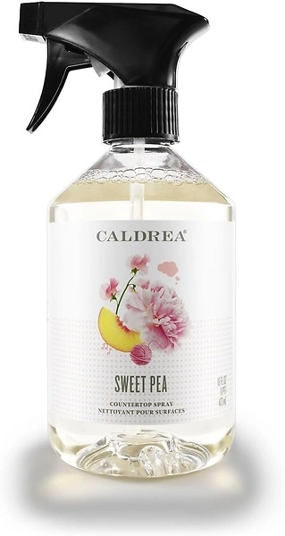 Caldrea Multi-surface Countertop Spray Cleaner, Sweet Pea Scent, 16 Oz
