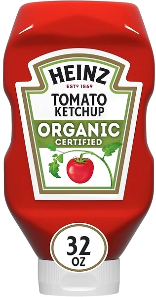 Heinz Organic Tomato Ketchup, 32 oz Bottle