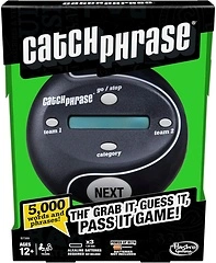 Hasbro Gaming Catch Phrase Electronic Game, Handheld Party Game for 4+ Players