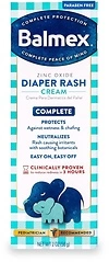 Balmex Complete Protection Baby Diaper Rash Cream with Zinc Oxide + Soothing Botanicals, 2 Ounce