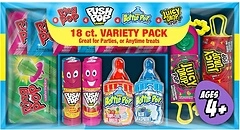 Bazooka Easter Candy Variety Pack, 18 Ct Assorted Candy Lollipops, Bulk