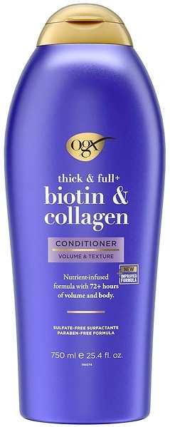 OGX Thick & Full + Biotin & Collagen Volumizing Conditioner, 25.4 fl. oz