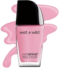 wet n wild Nail Polish Wild Shine, Tickled Pink, Nail Color