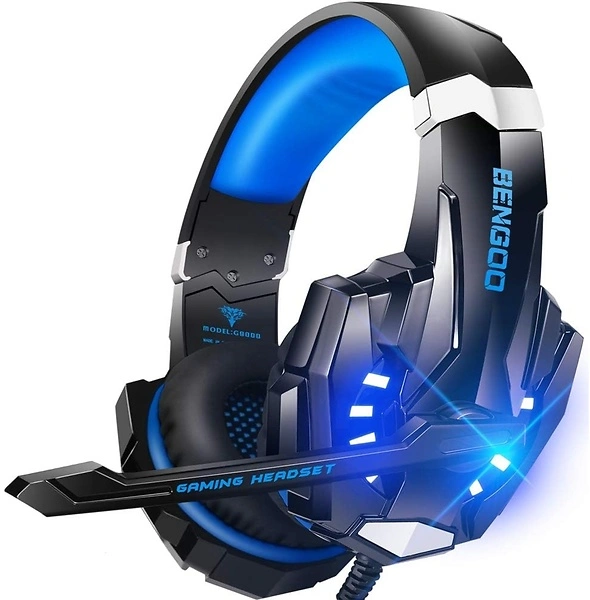 BENGOO G9000 Stereo Gaming Headset for PS4, PC, Xbox One, PS5, Noise Cancelling