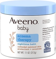 Aveeno Baby Eczema Therapy Nighttime Moisturizing Body Balm, 11 oz