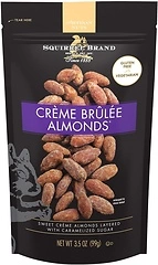 SQUIRREL BRAND Creme Brulee Almonds, 3.5 OZ Resealable Bag