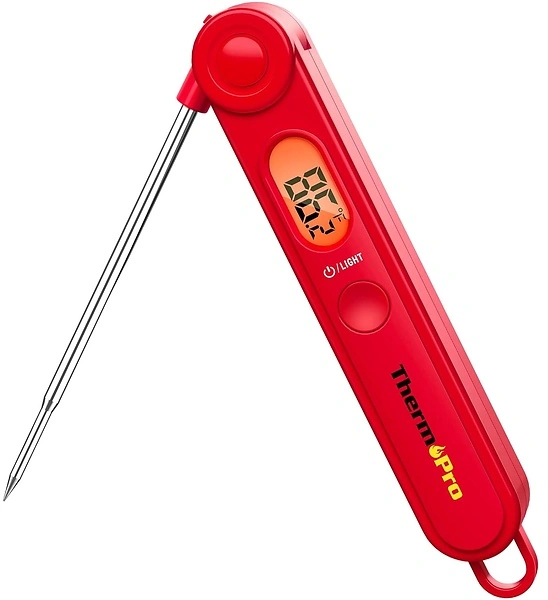 ThermoPro TP03B Digital Meat Thermometer, Instant Read with Backlight