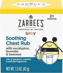 Zarbees, Rub Chest Soothing, 1.5 Ounce