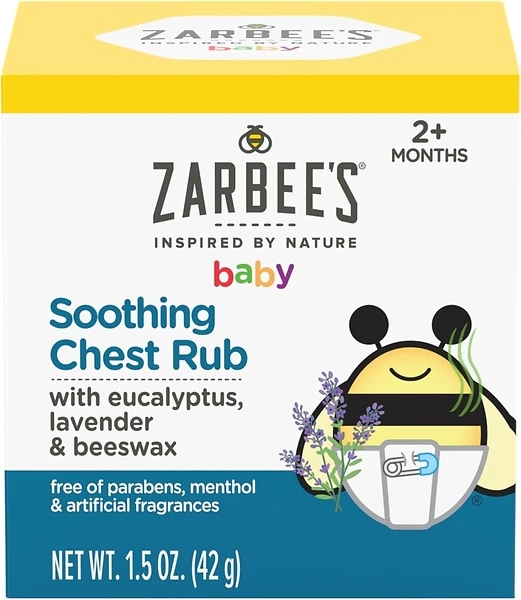 Zarbees, Rub Chest Soothing, 1.5 Ounce