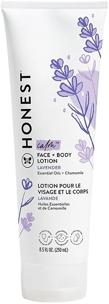 The Honest Company Hydrating Face + Body Lotion, Lavender Calm, 8.5 fl oz