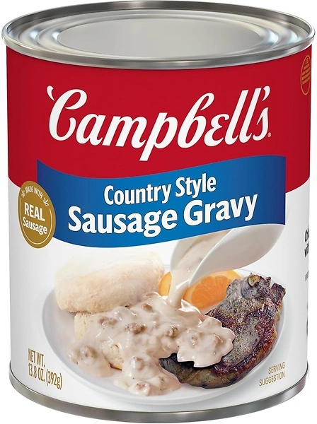 Campbell's Country Style Sausage Gravy, 13.8 oz Can
