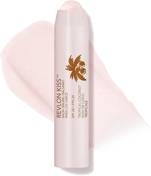 Revlon Kiss Tinted Lip Balm, SPF 20, Tropical Coconut, 0.09 Oz