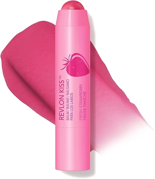 Revlon Kiss Tinted Lip Balm, SPF 20, Fresh Strawberry, 0.09 Oz