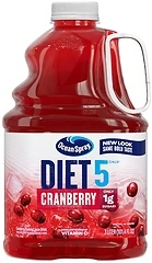Ocean Spray Diet Cranberry Juice Drink, 101.4 Fl Oz Bottle